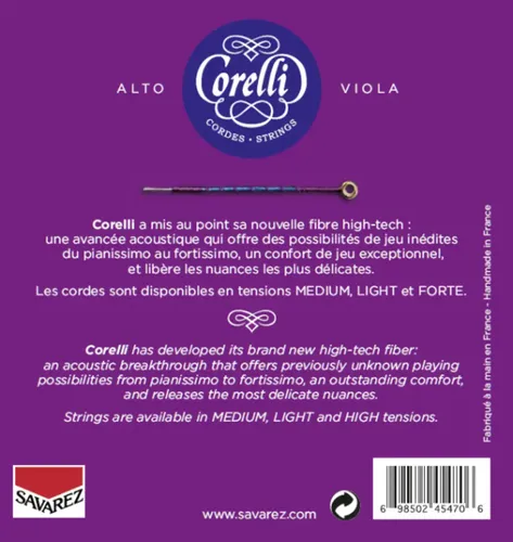 Corelli Saiten für Viola Cantiga Medium (930MS)