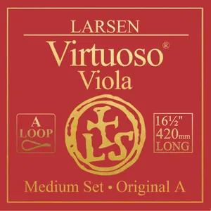 Viola-Saiten  extra-lange 420mm Mensur, medium tension Satz Schlinge (Satz Schlinge)