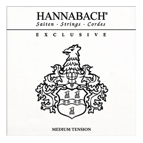 Hannabach Klassikgitarrensaiten Exclusive Serie Medium Tension Satz Exclusive Medium Tension (EXCKMT)