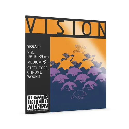 Thomastik Saiten für Viola Vision Synthetic Core Mittel A (VI21)