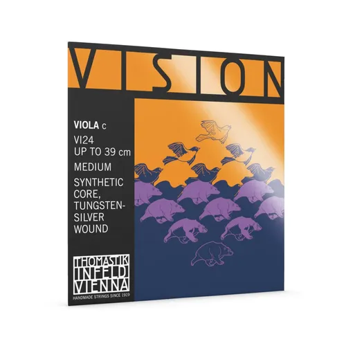 Thomastik Saiten für Viola Vision Synthetic Core Mittel C (VI24)
