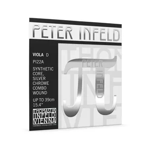 Thomastik Saiten für Viola PETER INFELD  Synthetic Core D Synthetik/Chrom (PI22A)