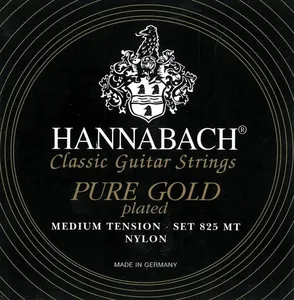 Hannabach Klassikgitarrensaiten Serie 825 Medium Tension Spezialvergoldung A/5 (8255MT)