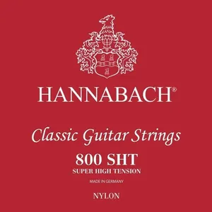Hannabach Klassikgitarrensaiten Serie 800 Super High Tension versilbert Satz (800SHT)