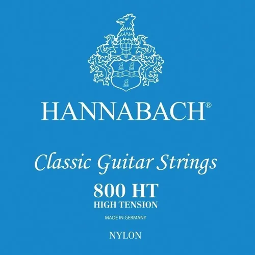Hannabach Klassikgitarrensaiten Serie 800 High Tension versilbert 3er Diskant (8008HT)