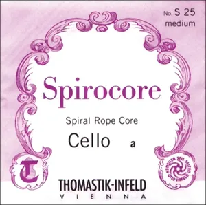 Thomastik Saiten für Cello Spirocore Spiralkern A Mittel (S25)