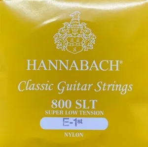 Hannabach Klassikgitarrensaiten Serie 800 Super Low Tension versilbert E1 (8001SLT)