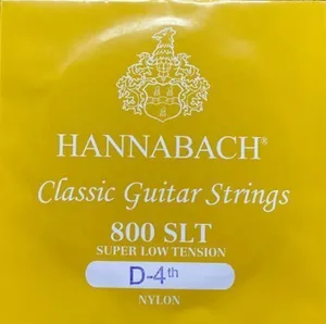 Hannabach Klassikgitarrensaiten Serie 800 Super Low Tension versilbert D4 (8004SLT)