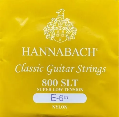 Hannabach Klassikgitarrensaiten Serie 800 Super Low Tension versilbert E6 (8006SLT)