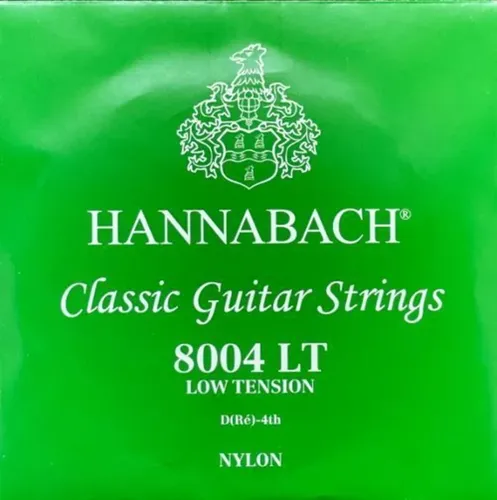 Hannabach Klassikgitarrensaiten Serie 800 Low Tension versilbert D4 (8004LT)