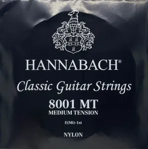 Hannabach Klassikgitarrensaiten Serie 800 Medium Tension versilbert E1 (8001MT)