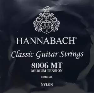 Hannabach Klassikgitarrensaiten Serie 800 Medium Tension versilbert E6 (8006MT)