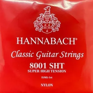 Hannabach Klassikgitarrensaiten Serie 800 Super High Tension versilbert E1 (8001SHT)