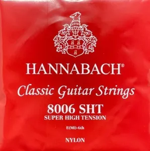 Hannabach Klassikgitarrensaiten Serie 800 Super High Tension versilbert E6 (8006SHT)