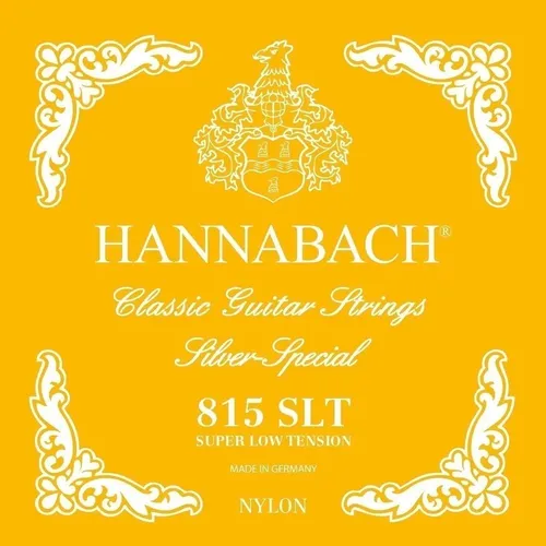 Hannabach Klassikgitarrensaiten Serie 815 Super Low Tension Silver Special Satz (815SLT)