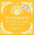 Hannabach Klassikgitarrensaiten Serie 815 Super Low Tension Silver Special 3er Bass (8157SLT)