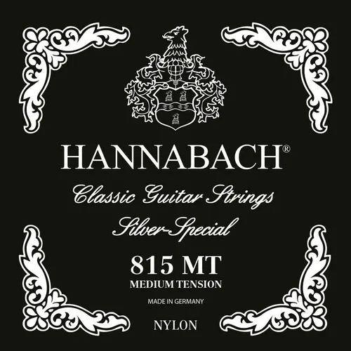 Hannabach Klassikgitarrensaiten Serie 815 Medium Tension Silver Special Satz (815MT)