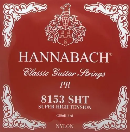 Hannabach Klassikgitarrensaiten Serie 815 Super High Tension Silver Special G3 (8153SHT)