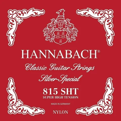 Hannabach Klassikgitarrensaiten Serie 815 Super High Tension Silver Special Satz (815SHT)
