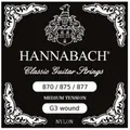 Hannabach Klassikgitarrensaiten G/3 Nylon umsponnen G3 KVS (870MT)
