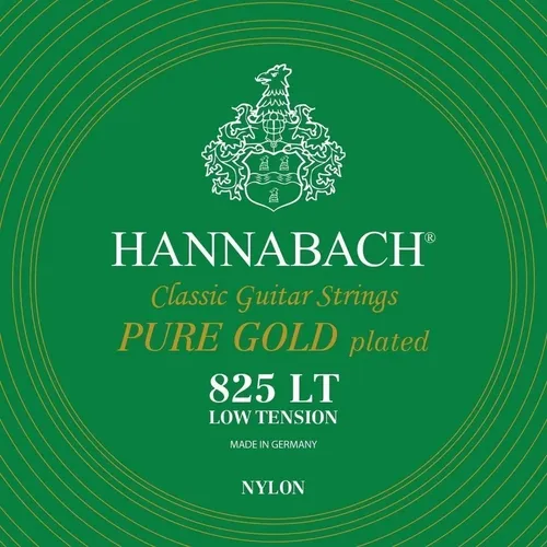 Hannabach Klassikgitarrensaiten Serie 825 Low Tension Spezialvergoldung Satz (8257LT)