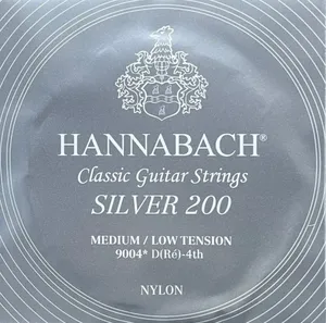 Hannabach Klassikgitarrensaiten Serie 900 Medium / Low Tension Silver 200 D4 (9004MLT)