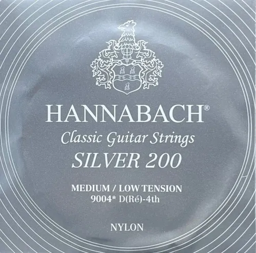 Hannabach Klassikgitarrensaiten Serie 900 Medium / Low Tension Silver 200 D4 (9004MLT)