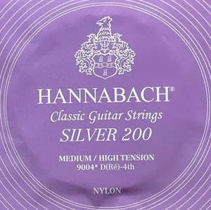 Hannabach Klassikgitarrensaiten Serie 900 Medium / High Tension Silver 200 D4 (9004MHT)