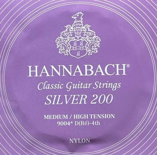 Hannabach Klassikgitarrensaiten Serie 900 Medium / High Tension Silver 200 D4 (9004MHT)