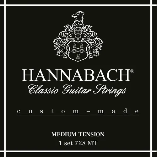 Hannabach Klassikgitarrensaiten Serie 728 Medium Tension Custom Made Satz (728MT)