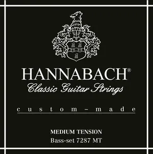 Hannabach Klassikgitarrensaiten Serie 728 Medium Tension Custom Made 3er Bass (7287MT)