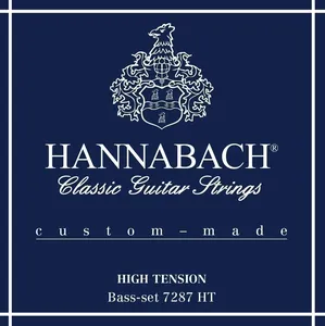 Hannabach Klassikgitarrensaiten Serie 728 High Tension Custom Made 3er Bass (7287HT)