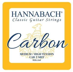 Hannabach Klassikgitarrensaiten CARBON Medium / High Tension Diskant H2 (CAR2MHT)