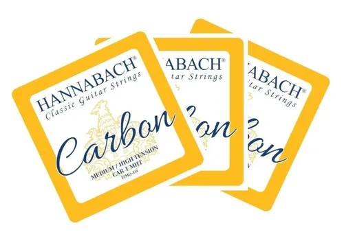 Hannabach Klassikgitarrensaiten CARBON Medium / High Tension Diskant 3er Diskant (CAR8MHT)
