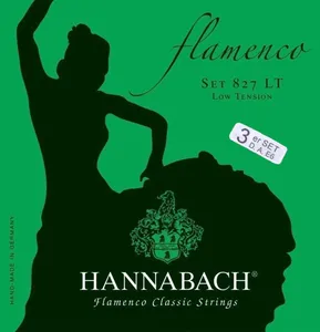 Hannabach Klassikgitarrensaiten Serie 827 Low Tension Flamenco Classic 3er Bass (8277LT)