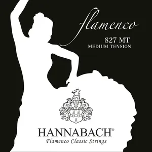 Hannabach Klassikgitarrensaiten Serie 827 Medium Tension Flamenco Classic E1 (8271MT)