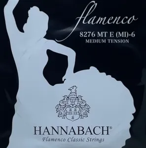 Hannabach Klassikgitarrensaiten Serie 827 Medium Tension Flamenco Classic E6 (8276MT)