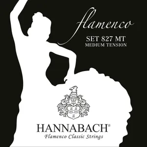 Hannabach Klassikgitarrensaiten Serie 827 Medium Tension Flamenco Classic 3er Diskant (8278MT)