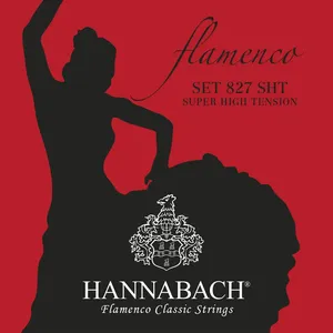 Hannabach Klassikgitarrensaiten Serie 827 Super High Tension Flamenco Classic Satz (827SHT)