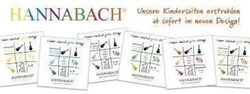 Hannabach Klassikgitarrensaiten Serie 890 1/2 Kindergitarre Mensur: 53-56cm Satz (890MT 1/2)