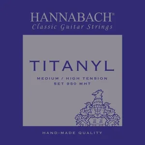 Hannabach Klassikgitarrensaiten Serie 950 Medium / High Tension Titanyl E1 (9501MHT)