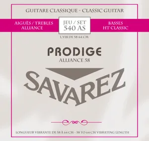 Klassikgitarre-Saiten Prodige 38 1/8-3/4 Grösse 3/4-7/8 Carbon (3/4-7/8 Carbon)