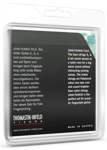 Thomastik Saiten für Klassik-Gitarre John Pearse Folk Series Light Satz (PJ116)