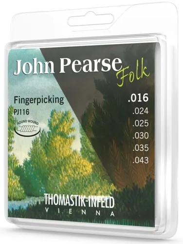 Thomastik Saiten für Klassik-Gitarre John Pearse Folk Series Light Satz (PJ116)