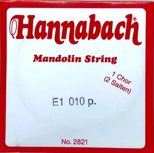 Hannabach Saiten für Mandoline E .010 (2821010)