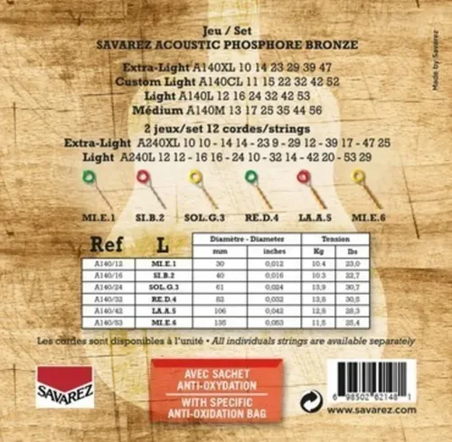 Akustik-Gitarren Saiten Acoustic Light .012-.053 (Light .012-.053)