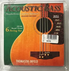 Thomastik Saiten für Akustikbass Phosphor Bronze Satz (6-string)