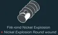 E-Gitarre-Saiten Nickel Explosion  Roundcore Light-Med. wound G .010-.052 (Light-Med. wound G .010-.052)