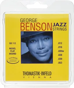 Thomastik Saiten für E-Gitarre George Benson Jazz Guitar Satz flatwound (GB112)