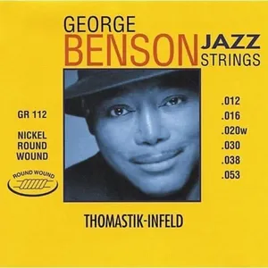 Thomastik Saiten für E-Gitarre George Benson Jazz Guitar Satz roundwound (GR112)